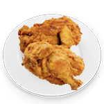 Half Fried Chicken In Butter 